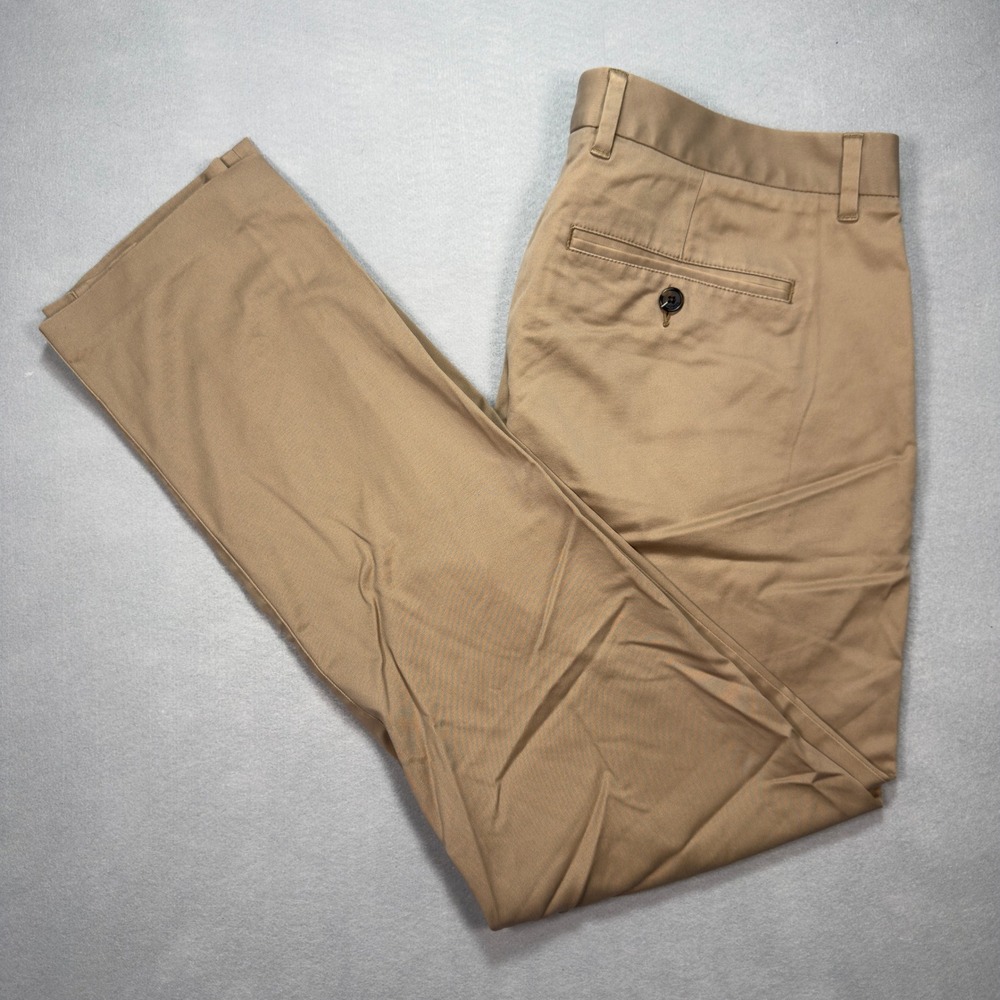 Bonobos Thursday Chino Pants Mens 33 X 30 (35" X 30") Slim Khaki Weekday Warrior